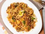 Aloo Keema Biryani